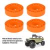 NOENNULL 4PCS Silicone Rubber Insert Foam Fit for SCX10 III 1.9" Wheel Tires, 106x42mm, Vibrant Color (Orange) view 3