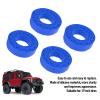NOENNULL 4PCS Silicone Rubber Insert Foam Fit for SCX10 III 1.9" Wheel Tires, 106x42mm, Vibrant Color (Blue) view 4