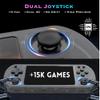 By L.T Portable Game Console +15,000 Games - 4" Full HD High Resolution Screen + 128GB Expandable Memory, Linux 2.0 License, WiFi, Multiplayer + 4 Rear Triggers R1/L1 R2/L2, Headphone Jack + Speakers view 3