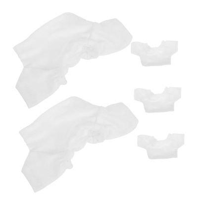 DIYEAH 5pcs Plush Bear T-Shirts Soft Stuffed Animal Clothing with Easy Round Neck Design Comfortable for Dressing up Bears at Theme Events