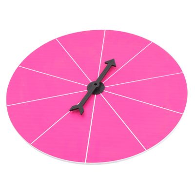 Amosfun Wall Mounted DIY Prize Wheel Rotating Game Prop for Parties Carnivals Trade Shows Lightweight Engaging Prize Rotation Spinner for Fun Activities