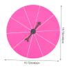 Amosfun Wall Mounted DIY Prize Wheel Rotating Game Prop for Parties Carnivals Trade Shows Lightweight Engaging Prize Rotation Spinner for Fun Activities view 2