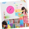 Amosfun Wall Mounted DIY Prize Wheel Rotating Game Prop for Parties Carnivals Trade Shows Lightweight Engaging Prize Rotation Spinner for Fun Activities view 4