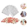 SUPVOX 1 Set Russian Bingo Chess Game Educational Bingo Game for Wooden Design Safe and Fall Resistant Fun Family Activity view 3
