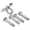 304 Stainless Steel Ceiling Bracket Wall Mount for Yoga Hammock Suspension Swing Sandbag, Heavy Duty Fixing Hook with 500kg Load Capacity, Installation with Anchor Screws, view 4
