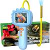 Borescope Camera with Light for Kids | STEM Science Educational Toy for 4 5 6 7 8 9 10 12 Years Old Boys & Girls | Birthday Gift for Outdoor Adventures & Nature Discovery(Blue) view 1