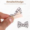 10 Pairs Bows for Baby Girls, Baby Hair Clips Set for Infant Fine Hair, Cotton Bow Hair Clips, Fully Lined Non Slip Alligator Clip without Damaging Hair, Hair Accessories for Girls, Toddler view 3