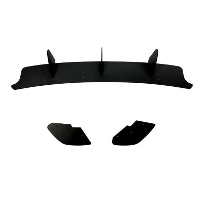 Black Tail Bumper Compatible For VW Golf 6 MK6 GTI 2009-2013 Car Rear Bumper Lip Diffuser Spoiler Splitter Diffuser Spoiler