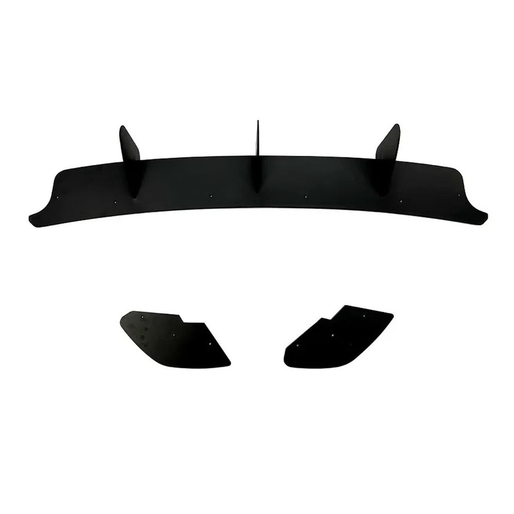 Black Tail Bumper Compatible For VW Golf 6 MK6 GTI 2009-2013 Car Rear Bumper Lip Diffuser Spoiler Splitter Diffuser Spoiler
