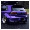 Black Tail Bumper Compatible For VW Golf 6 MK6 GTI 2009-2013 Car Rear Bumper Lip Diffuser Spoiler Splitter Diffuser Spoiler view 4