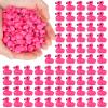 BeadRiver 240PCS Mini Flamingo Resin Ducks Set Miniature Flamingo Gifts Tiny Animal Figurines Toy Bulk for Garden Decor DIY Craft Micro Landscape Fairy Party view 1