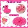 BeadRiver 240PCS Mini Flamingo Resin Ducks Set Miniature Flamingo Gifts Tiny Animal Figurines Toy Bulk for Garden Decor DIY Craft Micro Landscape Fairy Party view 2