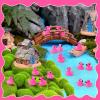 BeadRiver 240PCS Mini Flamingo Resin Ducks Set Miniature Flamingo Gifts Tiny Animal Figurines Toy Bulk for Garden Decor DIY Craft Micro Landscape Fairy Party view 4