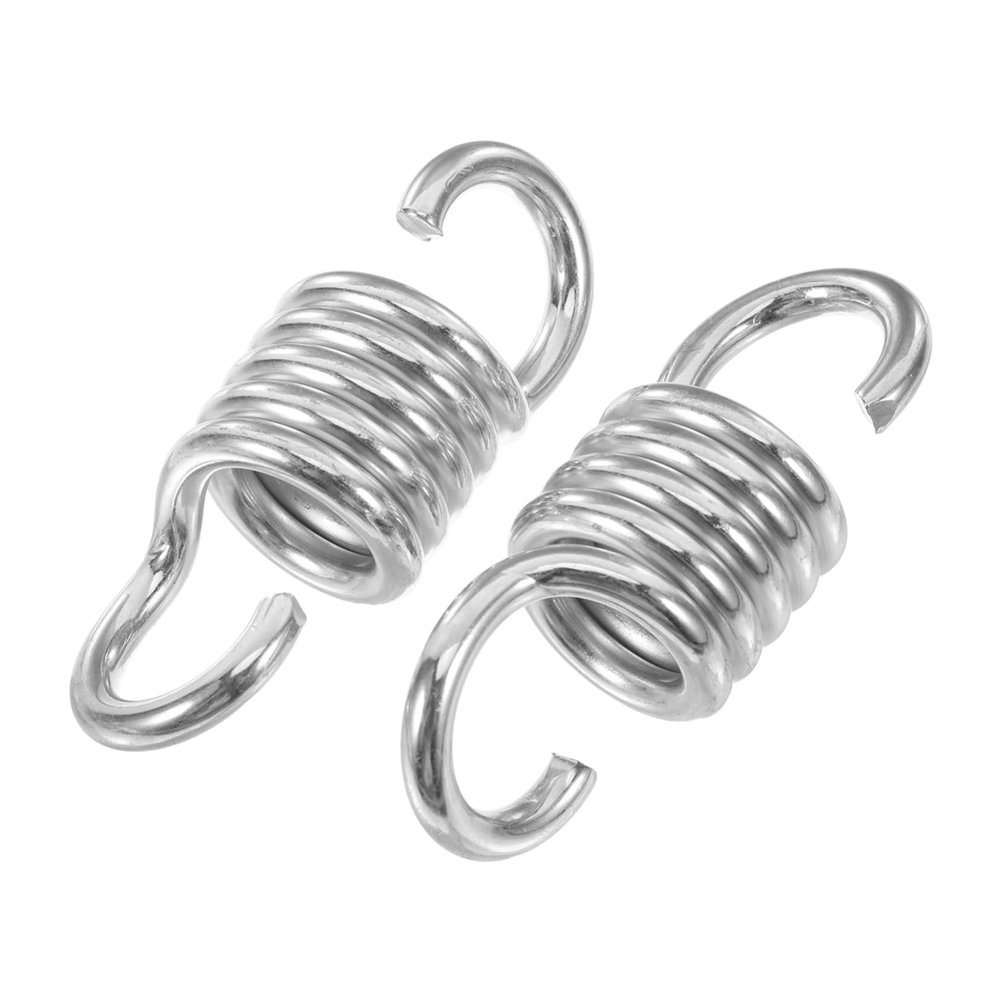 Abaodam 2pcs Heavy Duty Swing Hangers in Stainless Steel Fixed Plate for Hammock Chairs Porch Swings Ceiling Mount Spring Kit