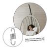 Abaodam 2pcs Heavy Duty Swing Hangers in Stainless Steel Fixed Plate for Hammock Chairs Porch Swings Ceiling Mount Spring Kit view 3