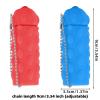 2pcs Spiky Fidget Keychains, Spiky Grippie Stim Toy Portable Anxiety Fidgets for Adults Novelty Gifts Fidget Keychain Sensory Toy for Home Office (Blue, Red) view 2