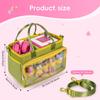 Ottkids Carrying Case Compatible with Toniebox 2/1, Portable Organizer Case for Tonie Figures Characters, Headphones & Accessories, Storage Travel Case with Shoulder Strap and Handle(Green) view 2
