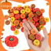 120Pcs 3D Pumpkin Erasers Bulk, Halloween Fall Mini Erasers for Student Classroom Prizes, Game Reward,Treasure Box,Trick or Treats, Goody Bag Filler,Party Favors (120PCS) view 2