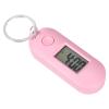 Toyvian 2 Pieces Hanging Keychain Clock Plastic Digital Clock Silent for Students Pink view 1