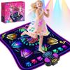 MOMUSE Kids Dance Mat with Display & Lockable Levels, 2 Challenge Modes Electronic Dance Pad 6 Volume Levels Built-in Music Toy Musical Mat, Christmas Birthday Gift for 3-12 Years Girls Boys view 1