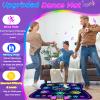MOMUSE Kids Dance Mat with Display & Lockable Levels, 2 Challenge Modes Electronic Dance Pad 6 Volume Levels Built-in Music Toy Musical Mat, Christmas Birthday Gift for 3-12 Years Girls Boys view 2