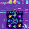 MOMUSE Kids Dance Mat with Display & Lockable Levels, 2 Challenge Modes Electronic Dance Pad 6 Volume Levels Built-in Music Toy Musical Mat, Christmas Birthday Gift for 3-12 Years Girls Boys view 4