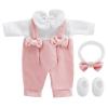 12 inch Doll Clothes and Accessories with Headband Hat Socks 4-Packs for 10 11 12 inch Dolls (Not Include Doll) view 2