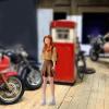 1:64 Scale Miniature Girl Figure Model for Diorama Display and Decoration view 4