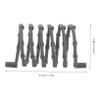 KOMBIUDA 8pcs Large Spring Wire Fence Guardrail Toy DIY Army Scene Accessories for Plastic Soldiers Barbed Wire view 2