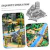 KOMBIUDA 8pcs Large Spring Wire Fence Guardrail Toy DIY Army Scene Accessories for Plastic Soldiers Barbed Wire view 3