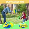 Aunnitery Outdoor Games - Beach Toys, Toss and Ball Set with 4 Paddles and 3 Balls, Perfect Yard Games Sets, Playground Sets for Backyards Easter Birthday for Kids/Adults/Family view 4