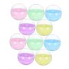 CAXUSD 50pcs Translucent Round Fillable Macaron Color Plastic Balls for Vending Machines DIY Party Favors and Small Prizes for Schools and Arcades view 1