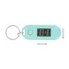 Toyvian 2 Pieces Hanging Keychain Clock Plastic Digital Clock Silent for Students Pink view 2