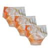 Caihoyu Little Girls Potty Training Pants Absorb Water Boxers Underwear for Toddler Boys 3T Marble White Orange view 1