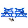 BENMAZ Aluminum Alloy Rear Upper & Lower Suspension Arms Upgrade Parts for 1/16 Mini Maxx,Replace#10730(Blue) view 1