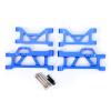BENMAZ Aluminum Alloy Rear Upper & Lower Suspension Arms Upgrade Parts for 1/16 Mini Maxx,Replace#10730(Blue) view 2
