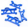 BENMAZ Aluminum Alloy Rear Upper & Lower Suspension Arms Upgrade Parts for 1/16 Mini Maxx,Replace#10730(Blue) view 3