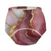 Caihoyu Baby Toilet Training Pants Soft Cotton Nighttime Training Underwear for Toddler 2T Marble Burgundy White view 4