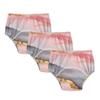 Caihoyu Baby Girls Underwear Potty Training Leakproof Nighttime Potty Training Pants for 5T Marble Blush Grey view 1