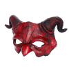 RONGXG Halloween Devil Mask Demon Skull Mask Carnival Party PU Animal Facemask Animal Horn Cosplay Party Fancy Dress Prop view 2