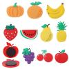 10pcs Fruit Refrigerator Magnets, Waterproof PVC Large Size Cute Decorative Fruit Shaped Fridge Magnets Decorations for Children's Baby Educational Toys view 1