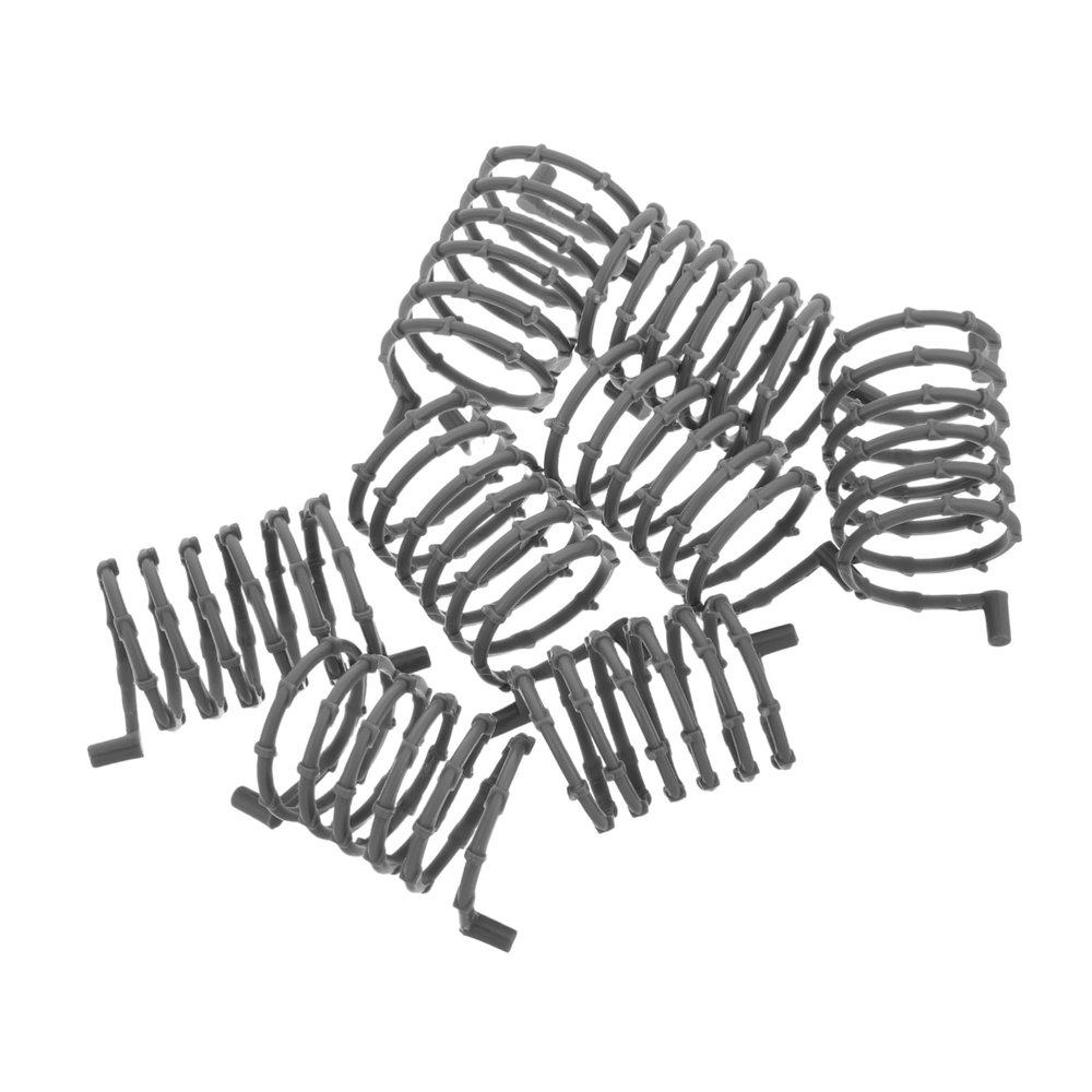 VICASKY 8pcs Military Protection Net Wire Guardrail Blocks DIY Toy Large Spring Wire Fencing for Army Action Figures
