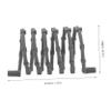 VICASKY 8pcs Military Protection Net Wire Guardrail Blocks DIY Toy Large Spring Wire Fencing for Army Action Figures view 2
