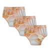 Caihoyu Baby Girls Potty Training Pants Reusable Overnight Training Underwear for Kids 4T Marble Peach White view 1