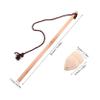 Parliky 1set Wooden Gyro Toy Traditional Chinese Spinning for Outdoor Fitness and Fun Handmade Wood Rotary Top for Active Adults view 2