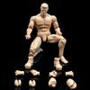 1/12 Scale Male Action Figure, Strong Muscle Man Figure Body 6 inches Flexible Male Aciton Figure Model with Detachable Various Accessories, 1/12 Fitness Bodybuilding Action Figure Model Doll view 2