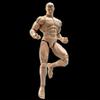 1/12 Scale Male Action Figure, Strong Muscle Man Figure Body 6 inches Flexible Male Aciton Figure Model with Detachable Various Accessories, 1/12 Fitness Bodybuilding Action Figure Model Doll view 4
