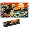 FQSXFIFN for MTG Playmat with Storage Bag, for TCG Playmat and Playing Card Mat for Magic Board Games, Non-Slip Cute Dog Desk Mat, Stitched Edges Game Mat, Rollable Foldable Card Play mat view 1