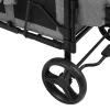 Black Oxford Cloth Foldable Stroller Wagon, Wagon for Kids, 5-Point Harness & Adjustable Canopy - All-Terrain, 66lbs/Seat Capacity, Friendly Baking Paint view 4