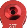 25T Servo Saver Upgrade Part with Screws for Crawler RC Vehicle Steering Arm, RED view 2